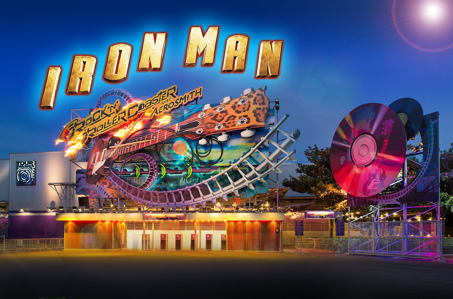 Disneyland Rock n Roller Coaster wordt Iron Man achtbaan