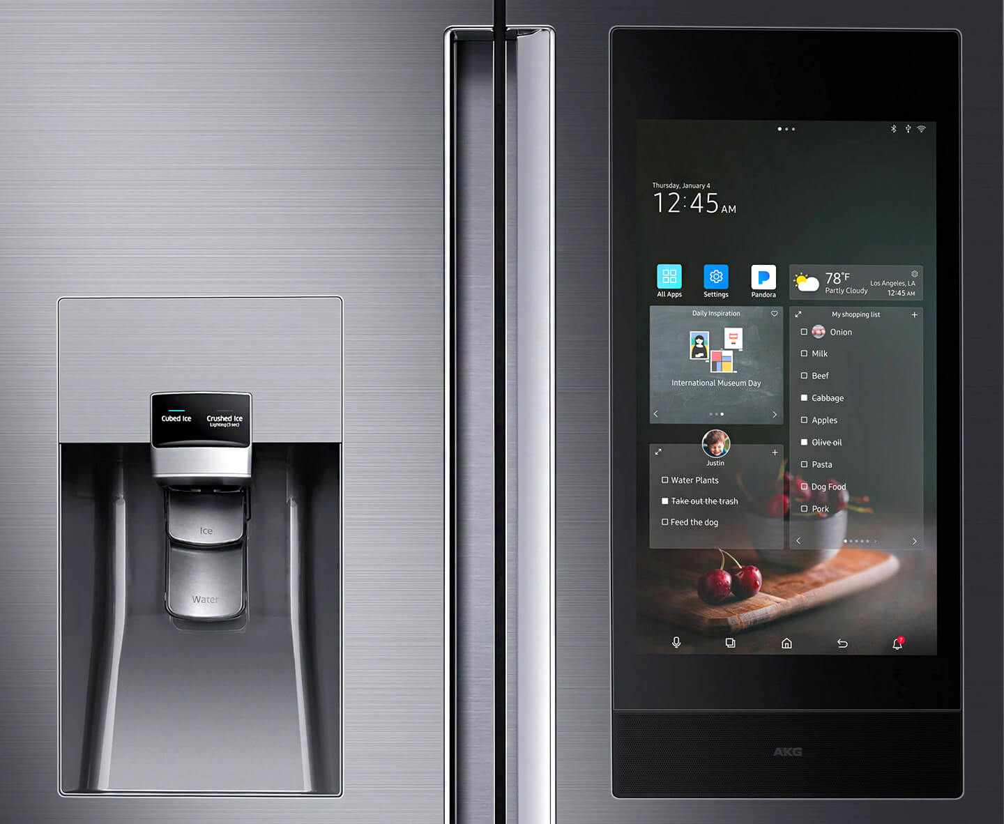 Uitgaand genade gedragen Samsung koelkast met interactief touchscreen display | LetsGoDigital