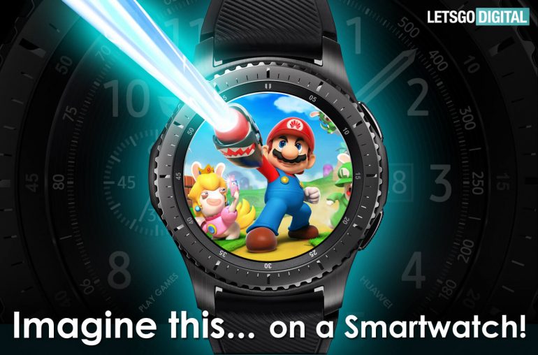 Baleinwalvis Aubergine dak Huawei smartwatch met gaming functies via horlogeband | LetsGoDigital