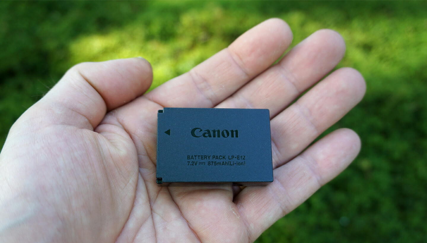 Canon EOS M50 batterij