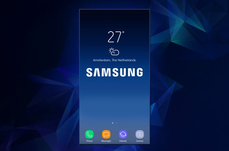 Samsung fullscreen smartphone