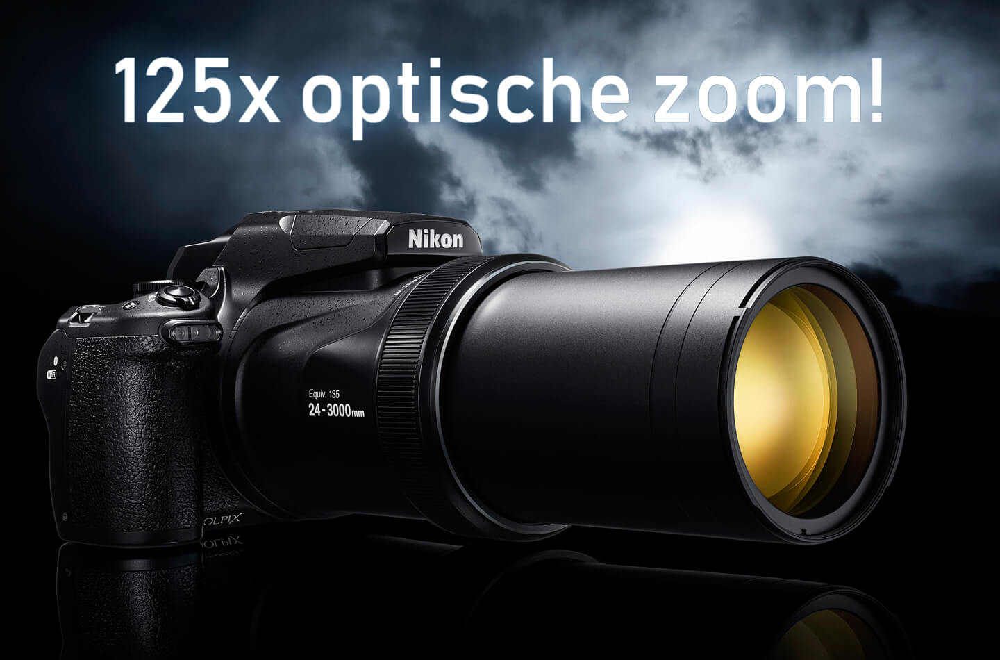 Nikon Coolpix P1000 digitale camera 125x optische zoom |