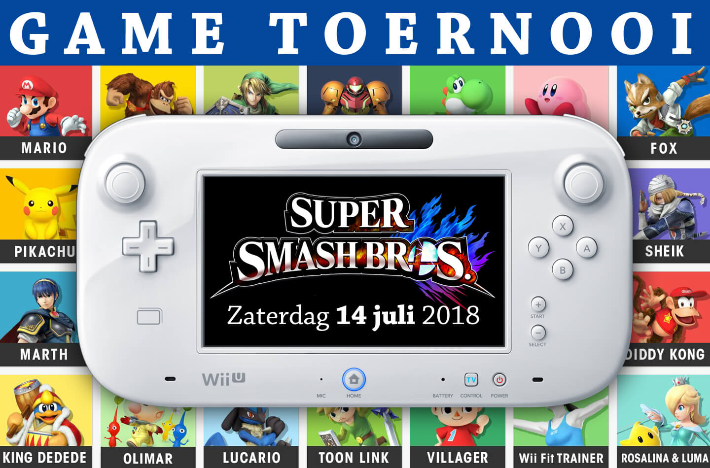 wiel labyrint Verhuizer Super Smash Bros game competitie op Nintendo Wii U | LetsGoDigital