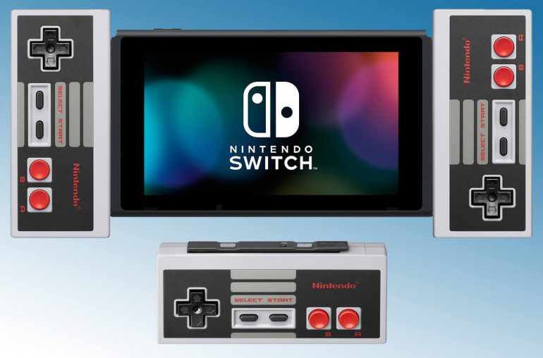 Nintendo Switch NES controllers