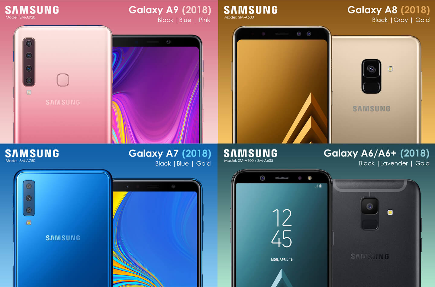 Samsung A-serie 2018 smartphone overzicht | LetsGoDigital