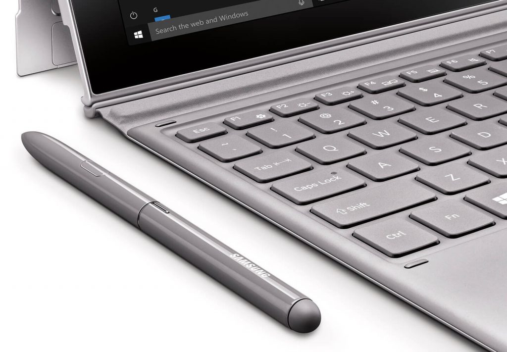 samsung tablet with pen and keyboard