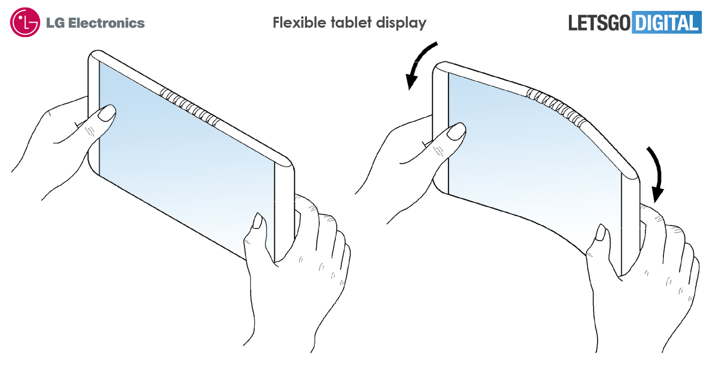 Tablet met buigbaar scherm