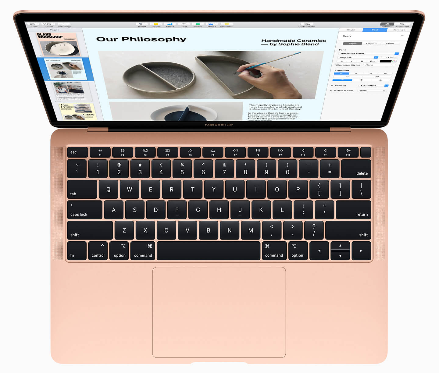 Apple notebook toetsenbord