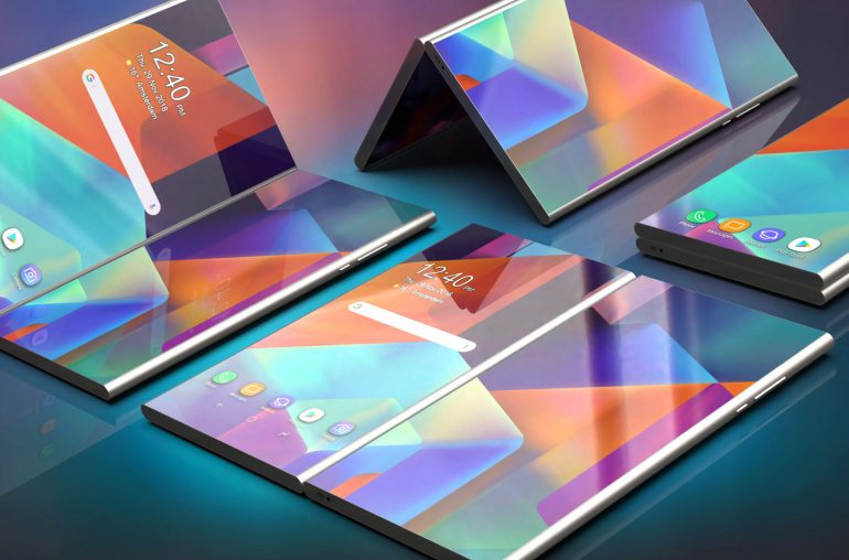 Samsung dual-screen opvouwbare smartphone