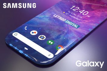 Samsung smartphone randloos display