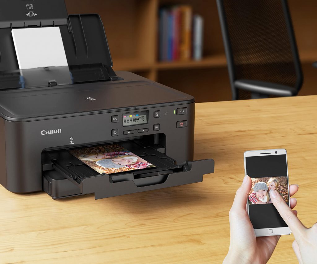 Canon PIXMA TS705 printer met 5 afzonderlijke inktcartridges