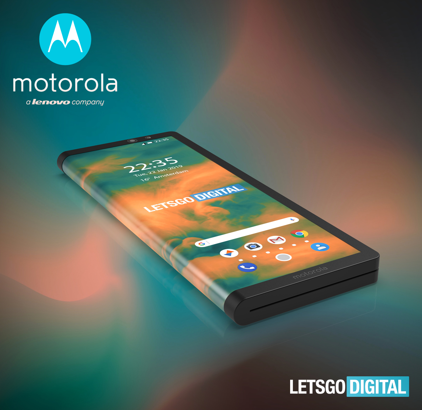 Opvouwbare telefoon Motorola
