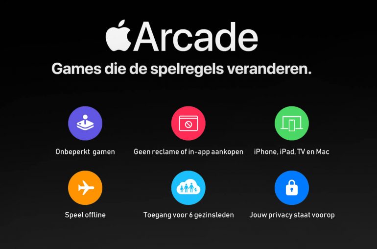 Apple Arcade abonnement onbeperkt gamen