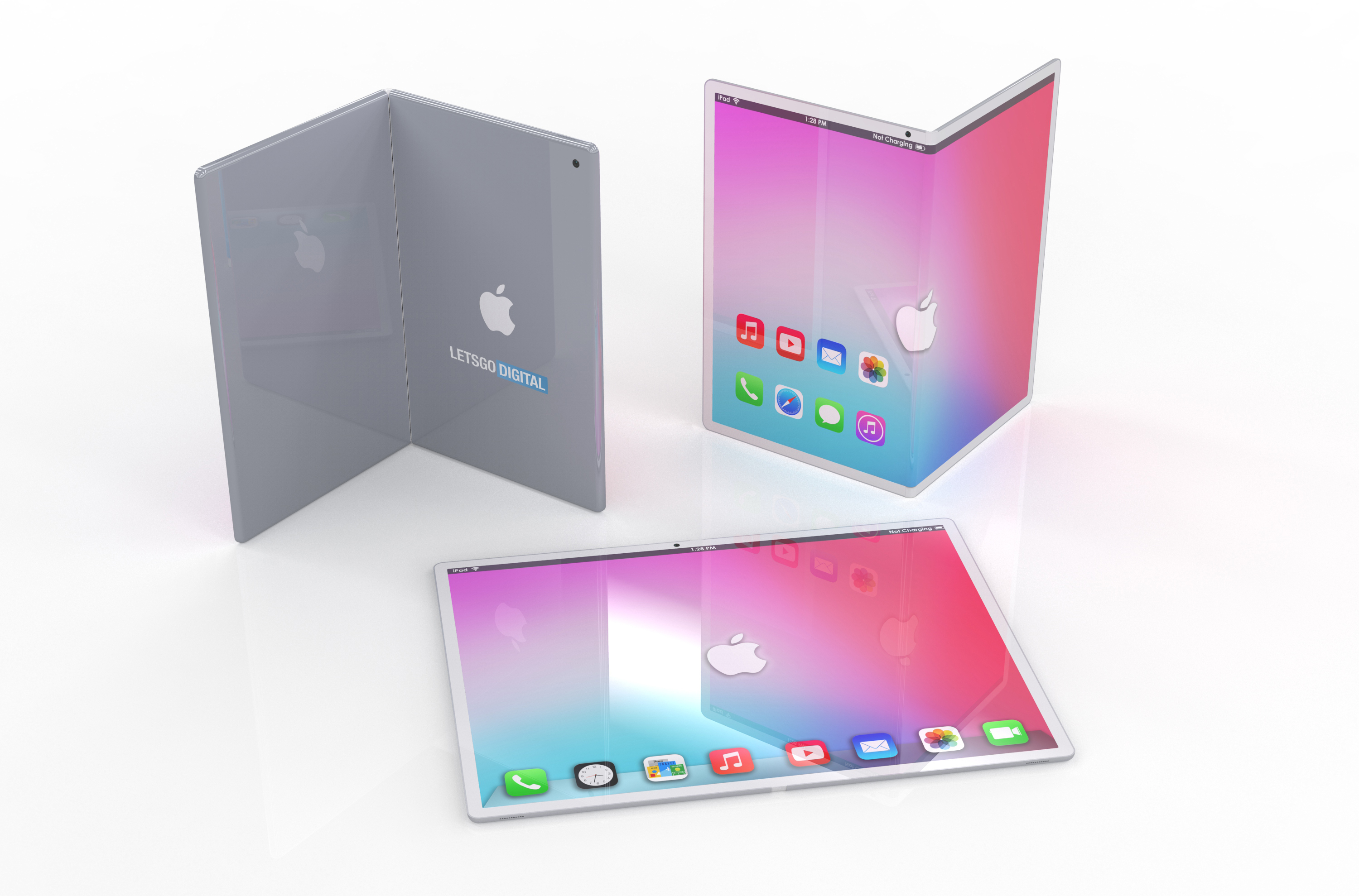 ik ga akkoord met onszelf genezen Apple telefoon evolueert tot een opvouwbare iPad tablet | LetsGoDigital