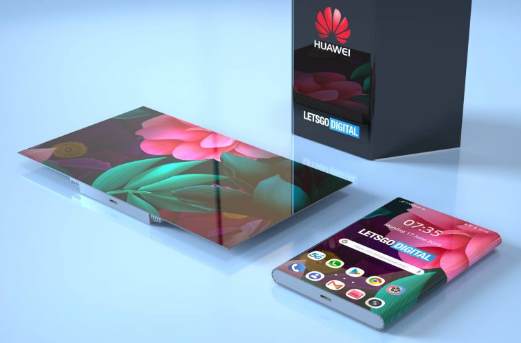 Nieuwe opvouwbare telefoon Huawei