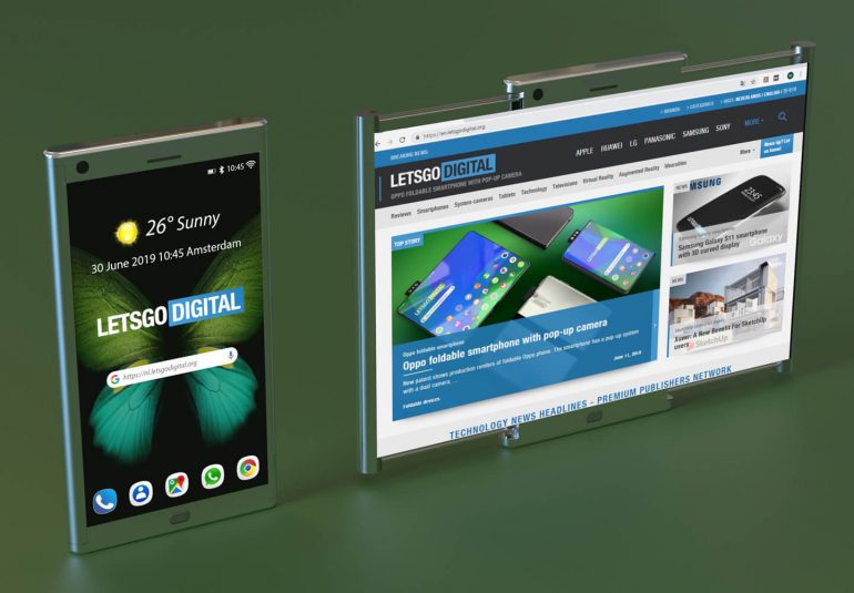 Samsung’un Oldukça Garip Yeni Katlanabilir Telefon Tasarımı