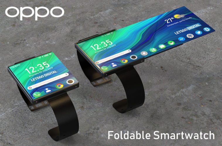 Opvouwbare smartwatch Oppo