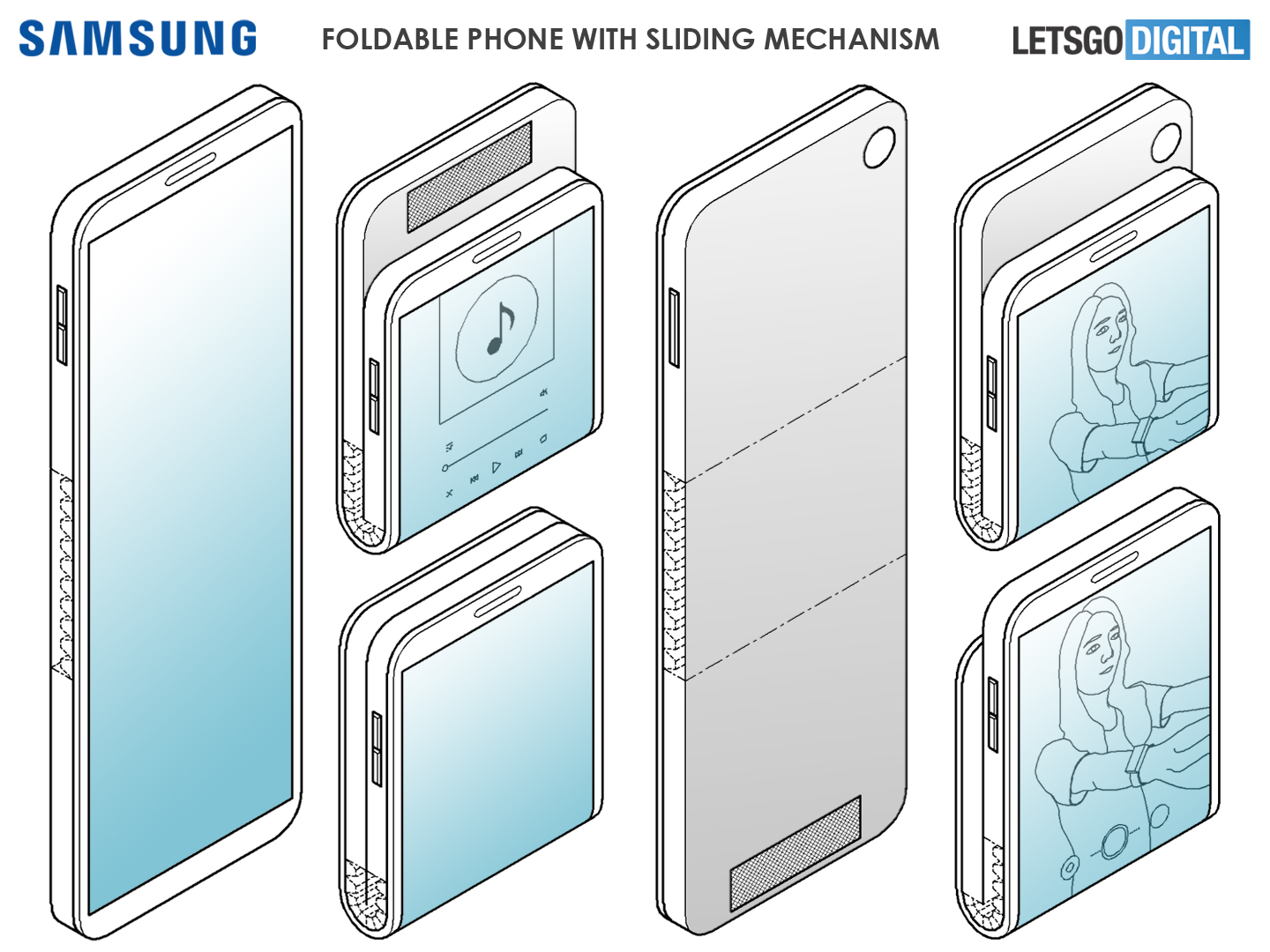 Opvouwbare telefoon Samsung