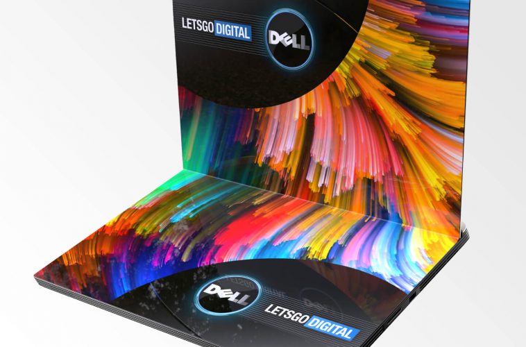 Dell laptop met opvouwbaar scherm