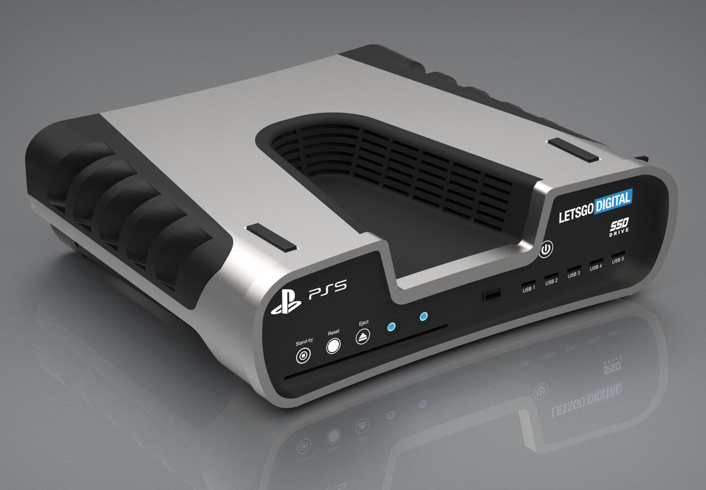 Sony PS5 game console prototype (nieuw 3D model ...