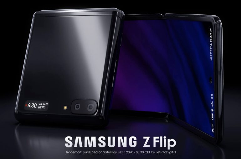 Samsung Z Flip opvouwbare smartphone