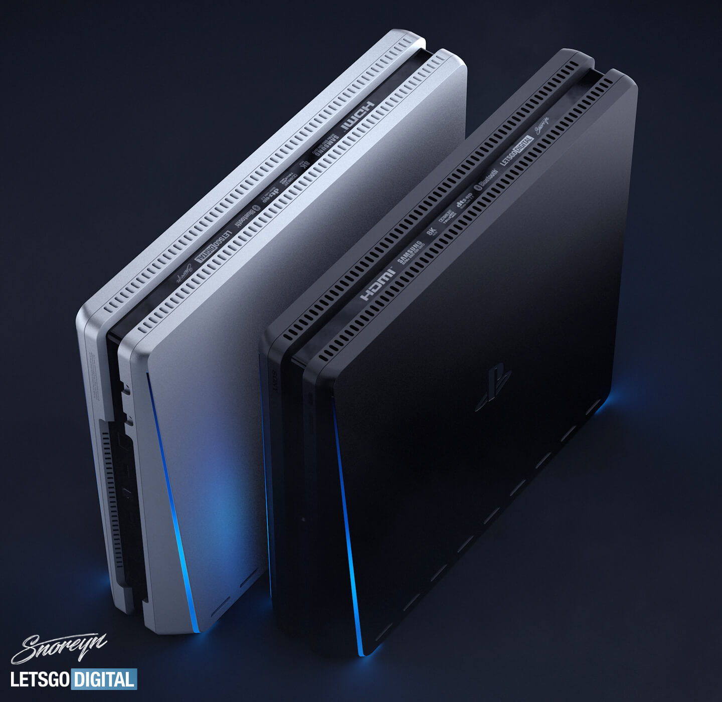 Sony PS5 console zwart wit