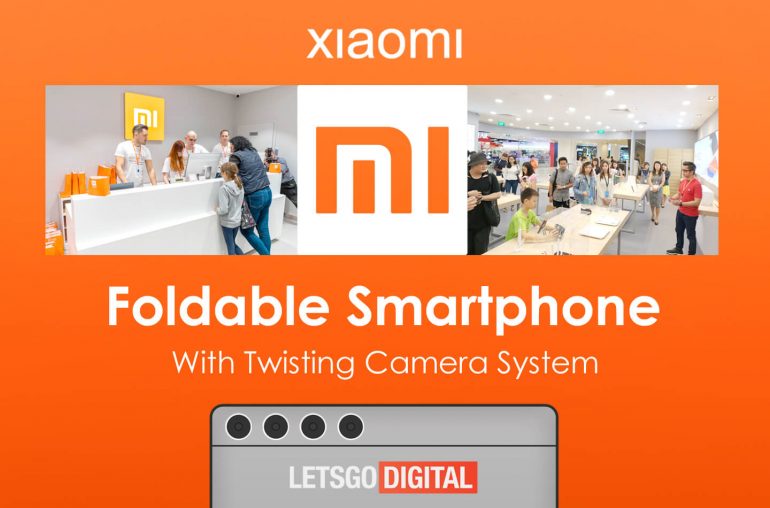 Xiaomi opvouwbare smartphone draaibare camera's