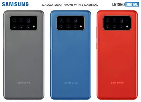 samsung phone with 5 cameras