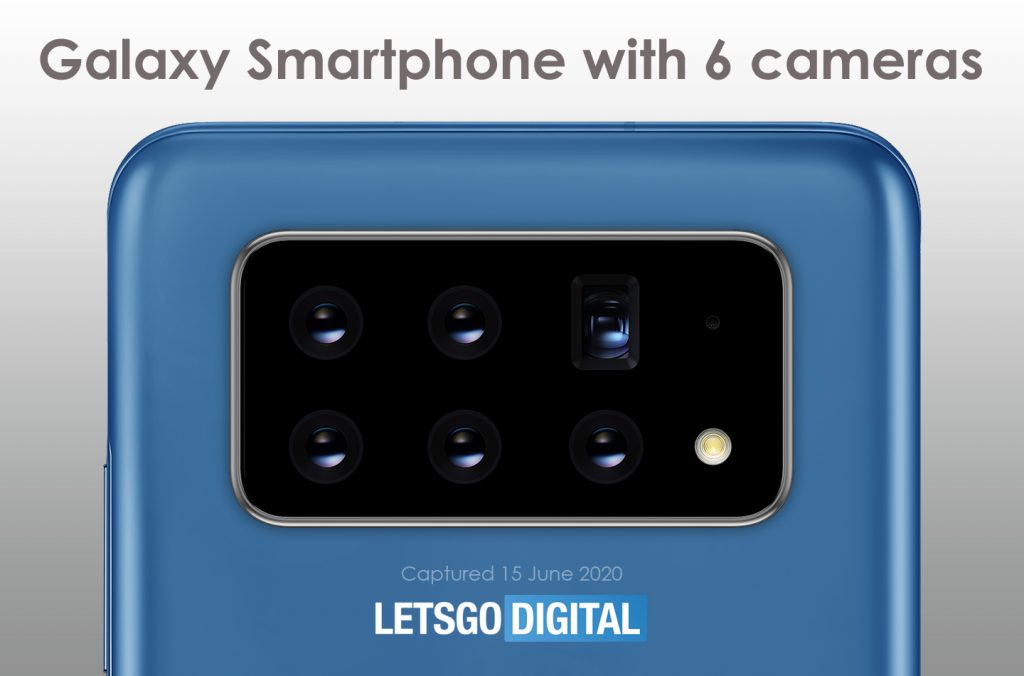Samsung smartphone 5 camera's