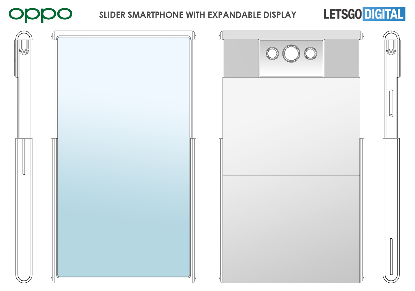 Smartphone with pull-out display