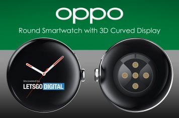 Oppo smartwatch 3D curved display