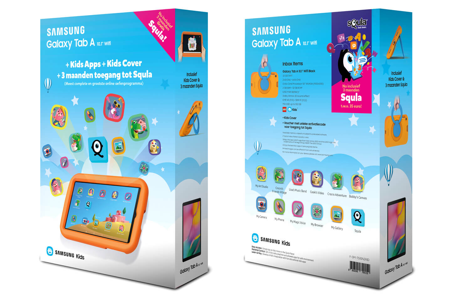scheepsbouw toevoegen sarcoom Samsung Kids Galaxy Tab A met speciale Squla bundel | LetsGoDigital