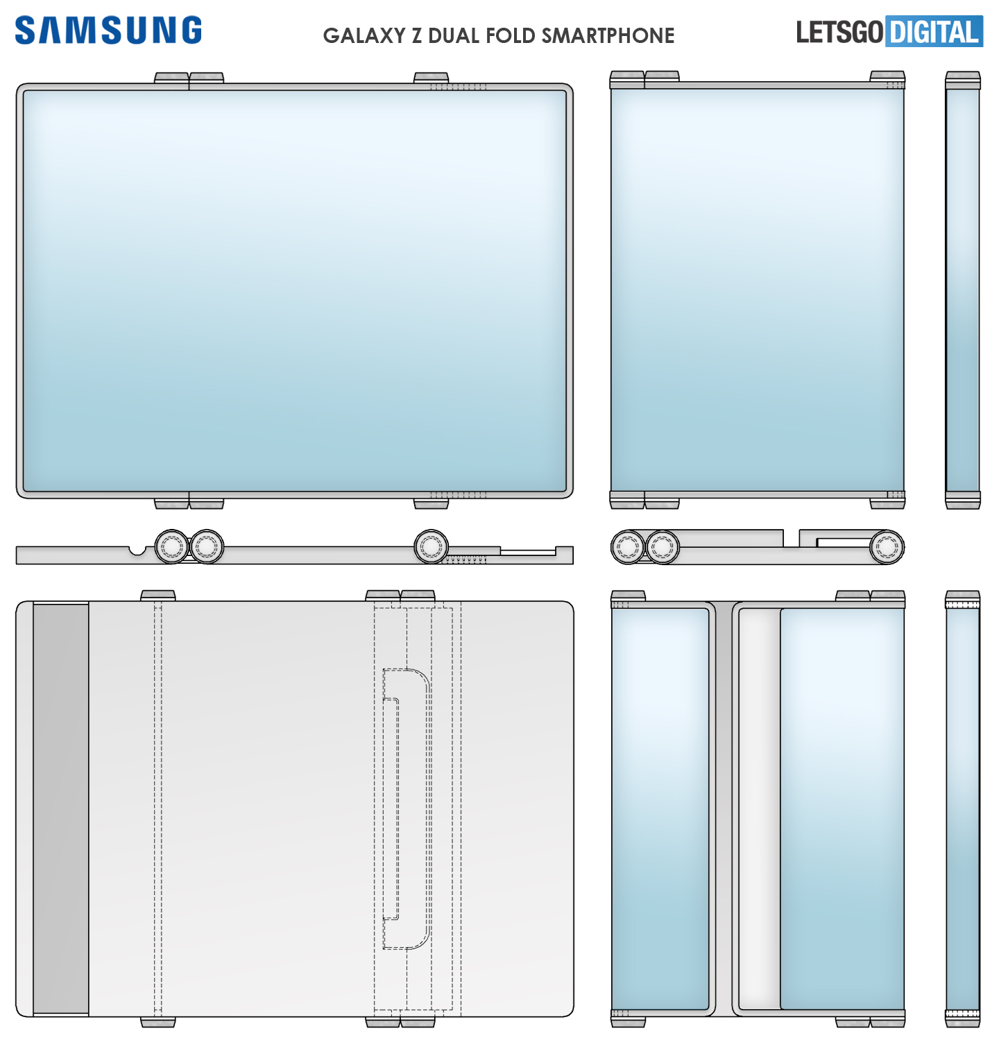 Samsung Z Dual Fold smartphone