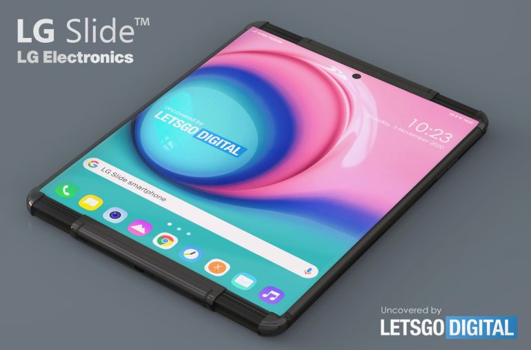 LG Slide smartphone