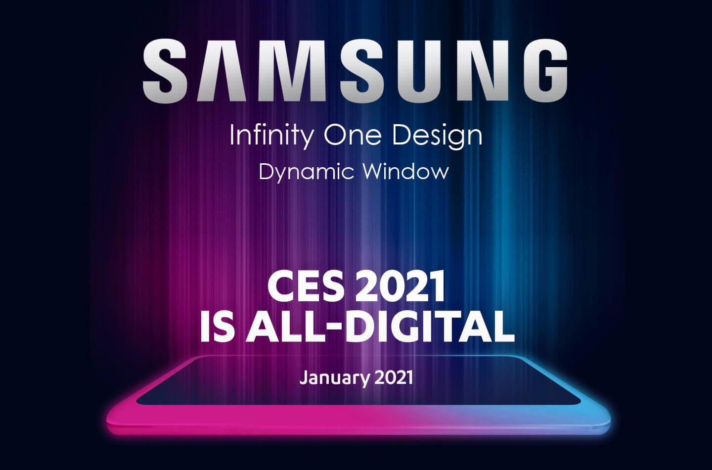 Samsung QLED TV met Infinity One Design op CES 2021 LetsGoDigital