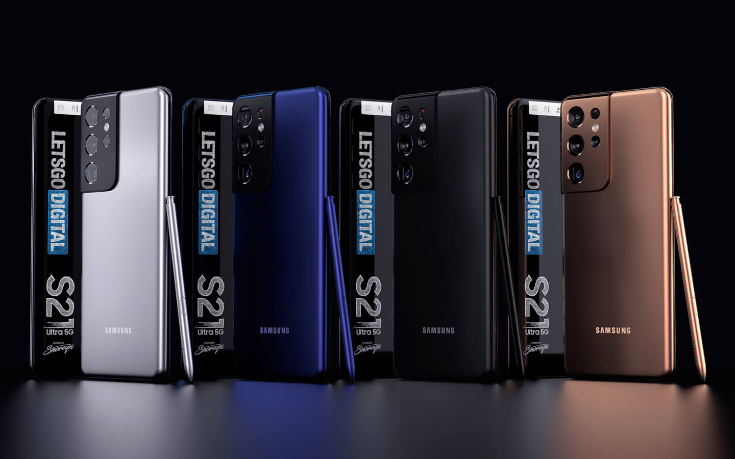 Samsung Galaxy S21 smartphones Ultra model