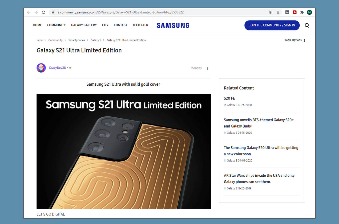 Samsung wil S21 Ultra Limited Edition van Caviar offline ...
