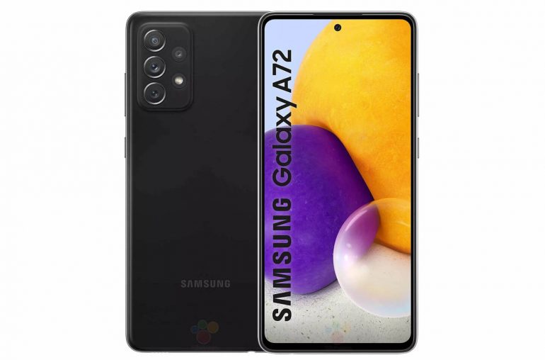 Samsung Galaxy A72 telefoon