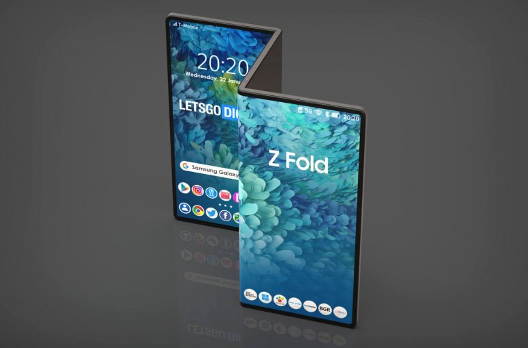 Samsung Z Fold tablet