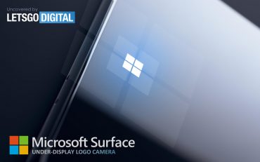 Microsoft Surface under-display camera