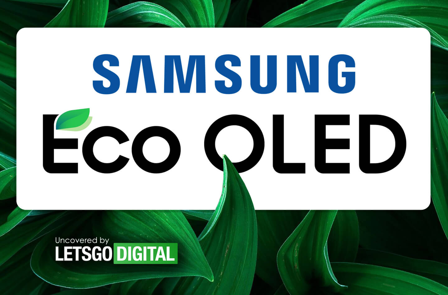 Samsung Eco OLED Display voor Galaxy smartphones en TV's LetsGoDigital
