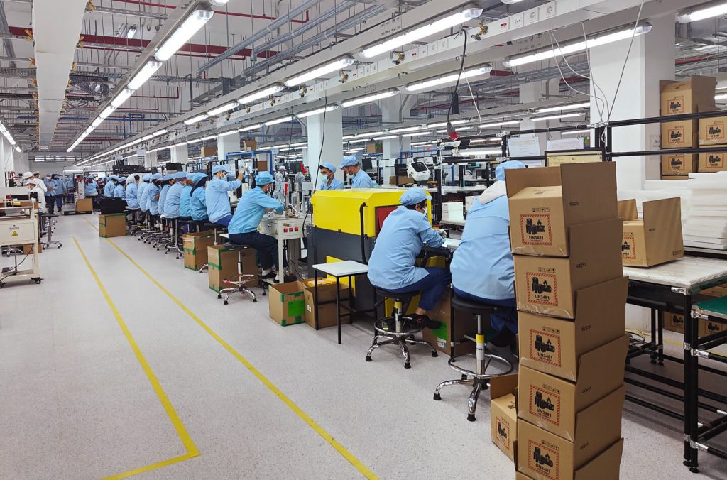 Oppo smartphone fabriek Turkije