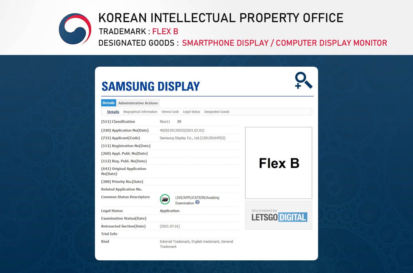 Samsung Flex B display