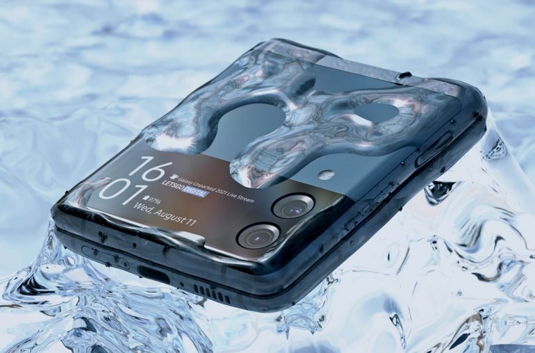 Samsung Galaxy Z Flip 3 waterdichte opvouwbare smartphone