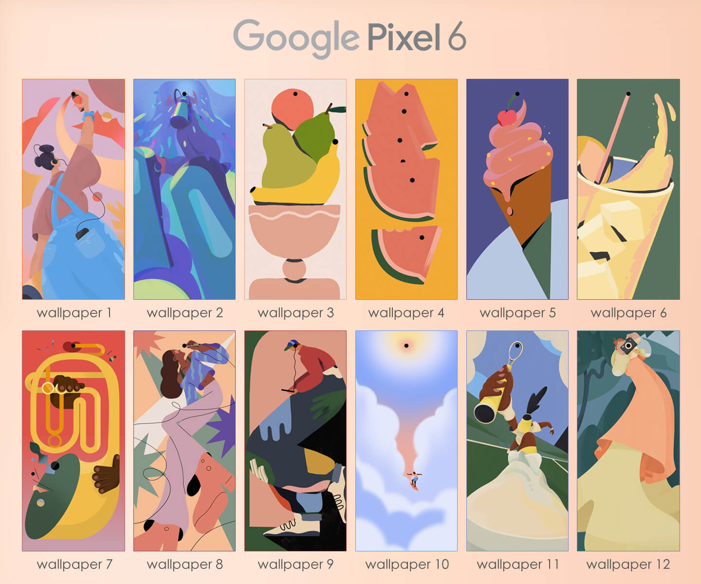 Google Pixel 6 achtergronden