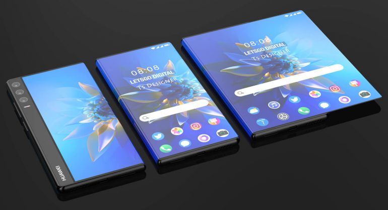 Huawei designs a future Mate phone with a rollable screen display — Newsline.pk/Files