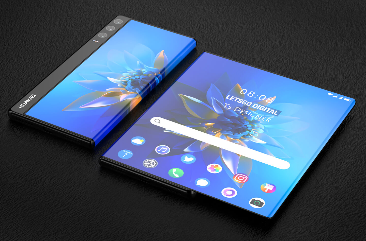 Huawei Rollable Smartphone Met Gesture Control | LetsGoDigital