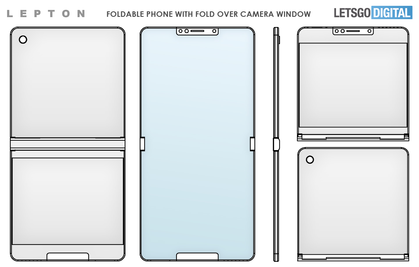 Lepton Flip opvouwbare smartphone