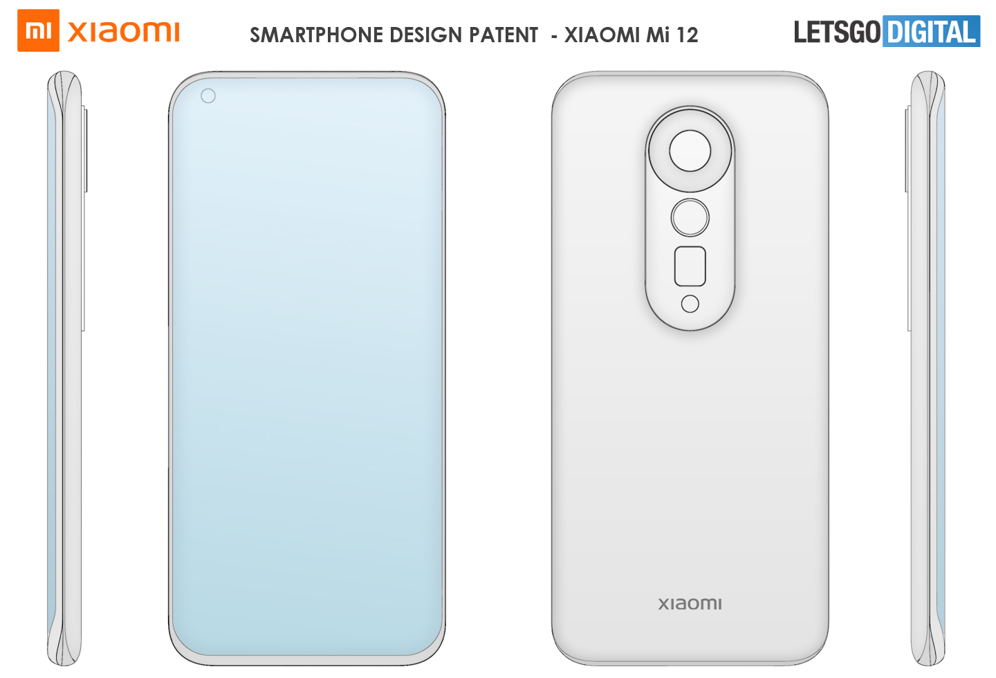 Xiaomi smartphone design patent