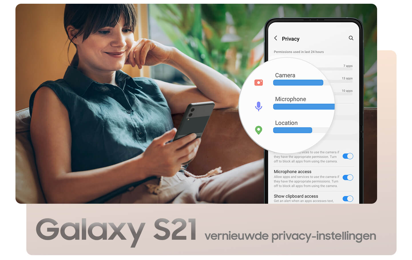 Galaxy S21 privacy instellingen